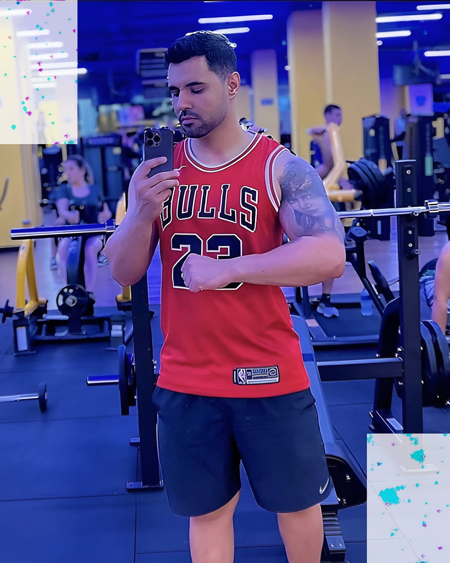 Luan Andrade na academia